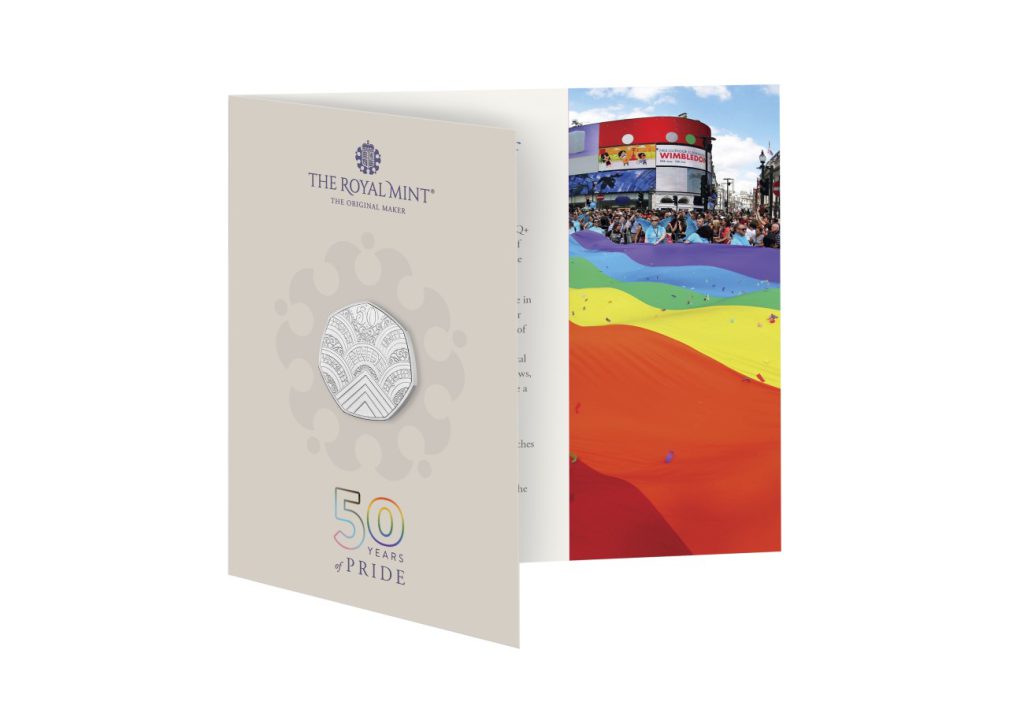 The 2022 UK 50 Years of Pride BU Pack Front