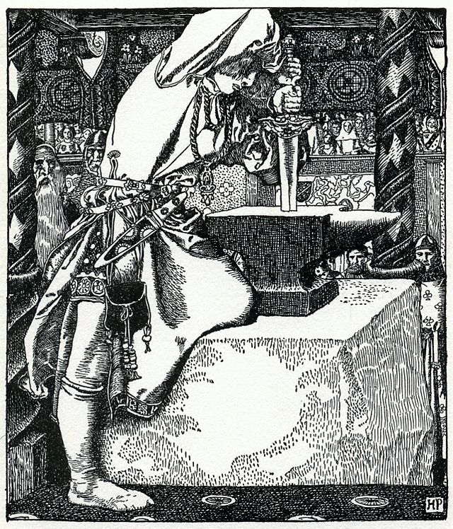 Howard Pyle illustration from the 1903 edition of The Story of King Arthur and His Knights